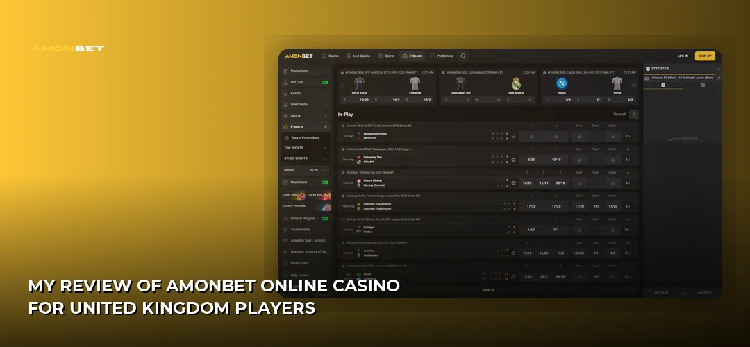 My Review of Amonbet Online Casino for United Kingdom Players