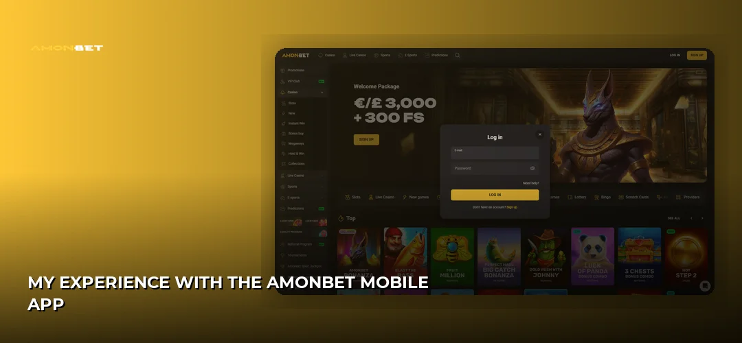 My Experience with the Amonbet Mobile App